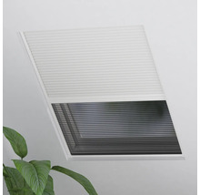 Takfönster med plisségardin för sol- och insynsskydd
