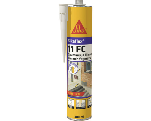 Lim & fogmassa SIKA Sikaflex-11FC Purform svart 300 ml