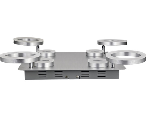 Lampfot med sex ringar för montering av lampskärmar