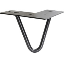 Bordsben WAGNER HAIRPIN 100mm svart