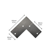 Bordsben WAGNER HAIRPIN 100mm svart