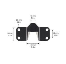 Bordsben WAGNER SA0610 100mm svart