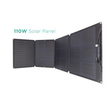 Utfälld 110 watts solpanel för elproduktion