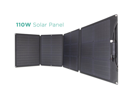 Utfälld 110 watts solpanel för elproduktion