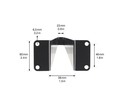 Mått för ett verktygshållare