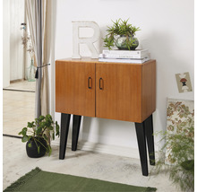 Skåp med två dörrar och ben i retrodesign