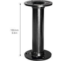 Industrirör WAGNER PIPE 150mm svart