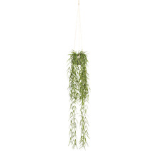 Hängande växt med blad, konstgjord