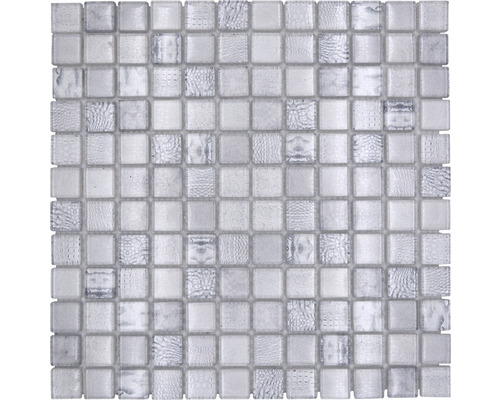 Mosaik glas XCM WL14 vit 29,8 x 29,8 cm