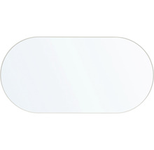 Spegel CORDIA Oval line vit 50x100 cm-thumb-1