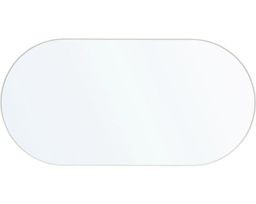 Oval spegel för badrum