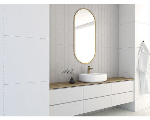 Spegel CORDIA oval line guld 50x100 cm Spegel CORDIA oval line guld 50x100 cm
