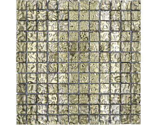 Mosaik glas XCM 8GO3 guld 29,8 x 29,8 cm