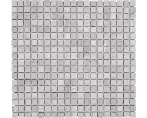 Mosaik natursten MOS 15/2012 grå 30,5 x 32,2 cm Fyrkantig mosaikplatta av lergods