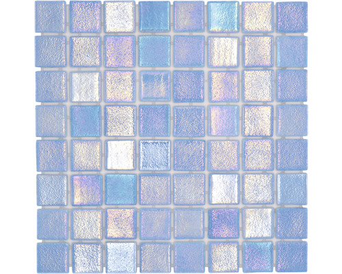 Mosaik glas VP55381PUR blå 31,6 x 31,6 cm