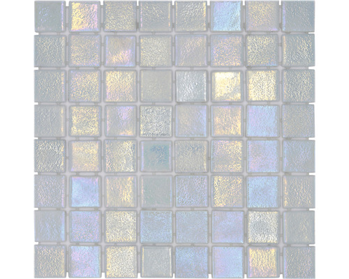 Mosaik glas VP55384PUR vit 31,6 x 31,6 cm
