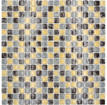 Fyrkantiga mosaikplattor av glas
