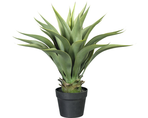 Konstväxt Agave ca 57cm grågrön