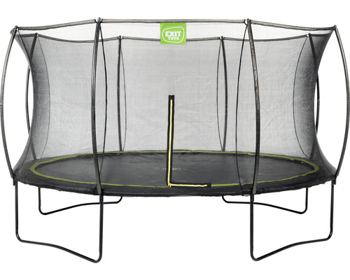 Fristående trädgårdstrampolin med säkerhetsnät