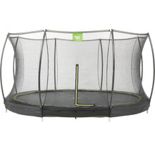 Trampolin med säkerhetsnät för utomhusbruk