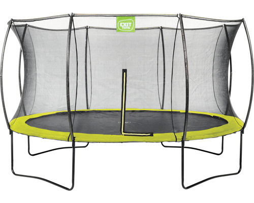 Fristående trädgårdstrampolin med säkerhetsnät