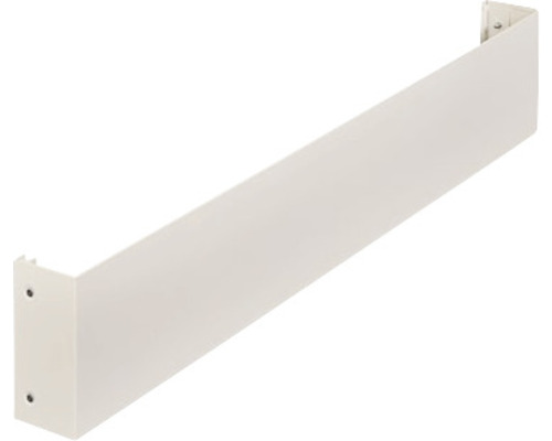 Täckplåt ROTH Sockel GV skåp 1150 vit pulverlackerad 1150x96x200 mm 2987739 Metallfäste för väggmontering