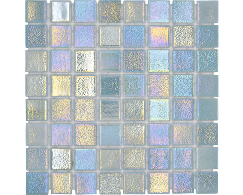 Mosaik glas VP55383PUR grön 31,6 x 31,6 cm