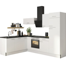 Komplett köksenhet med diskho, spis och köksfläkt