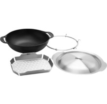 Weber Wok Set med wokpanna, grillgaller, insats och lock
