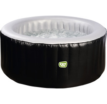 Uppblåsbar rund bubbelpool med vatten
