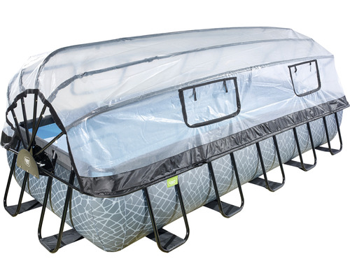 Täckande presenning för rektangulär pool