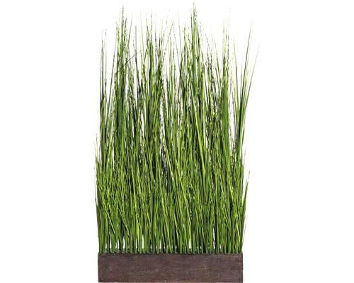Konstväxt gräs rumsavdelare ca 125cm grön