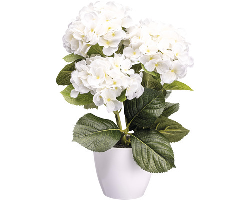 Konstväxt Hortensia buske ca 32cm vit