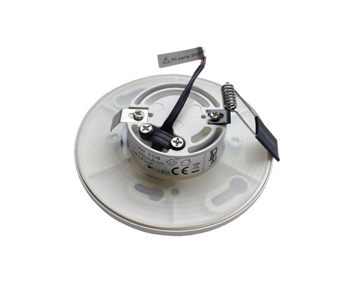 LED-spotlight med fjädrar