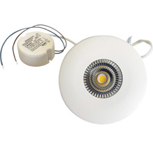 Rund LED-spotlight med transformator