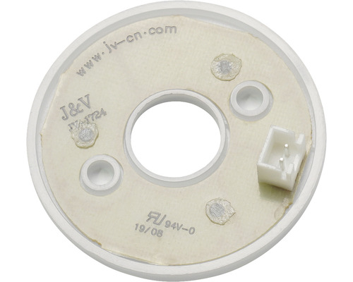 Rund adapterplatta med elektriska anslutningar