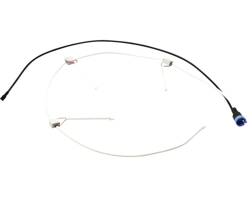 Ljusslinga med anslutningskabel och kontakter