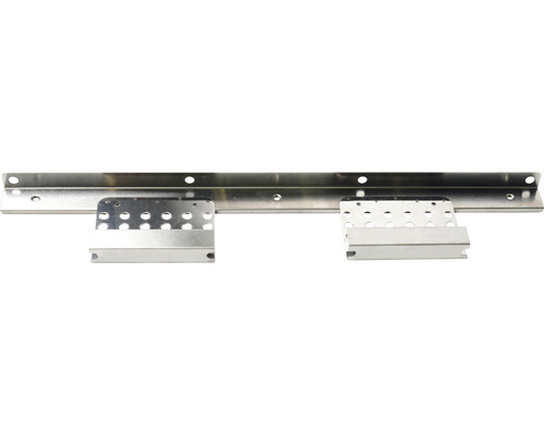 Metallfäste med borrhål för fastsättning