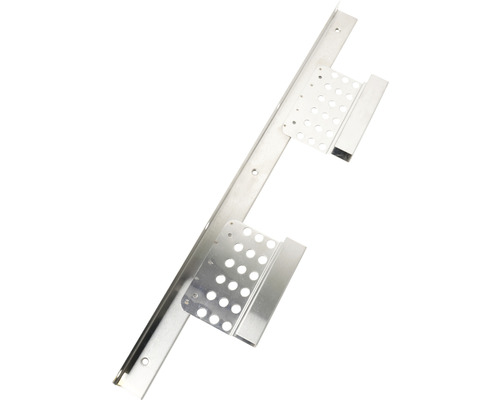 Metallfäste med hål för väggmontering