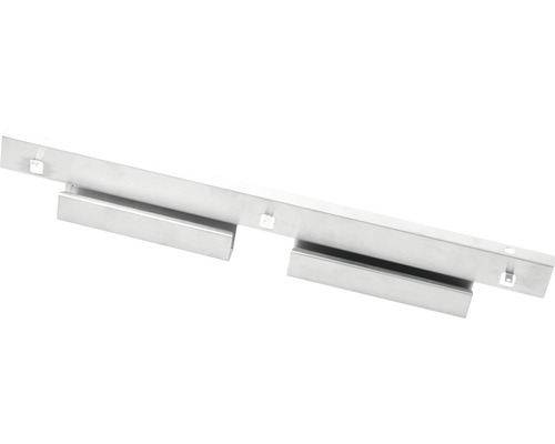 Dropplåda i rostfritt stål med fästen för grill