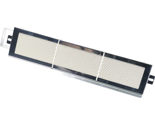 Brännare för värmestrålare med metallram