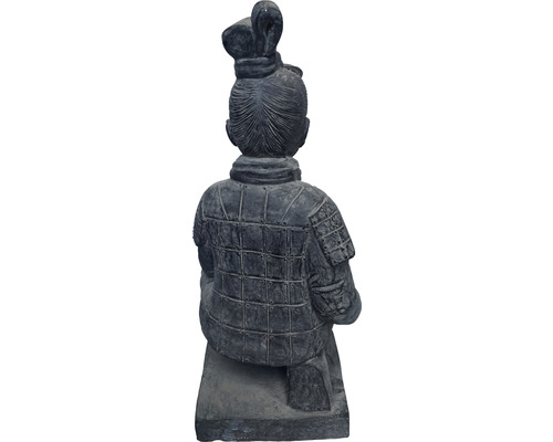 Bakifrånvy av en terrakottakrigarstaty