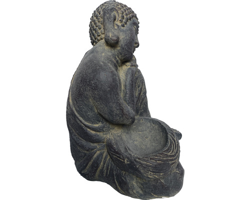 Buddhafigur som planteringskärl