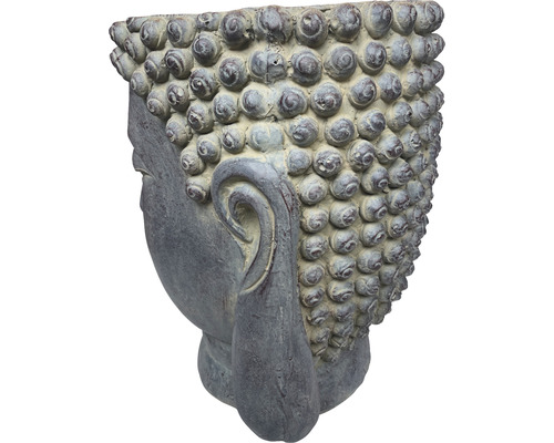 Buddha huvud planteringskärl av sten