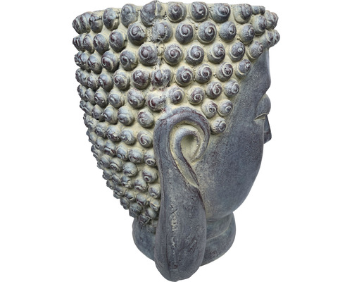 Buddha huvud planteringskärl av konststen