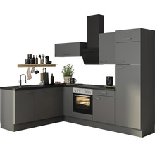 Komplett kök med skåp, diskho, spis, ugn och fläkt