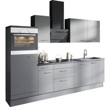 Inbyggt kök med ugn, fläkt och diskho