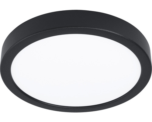 Plafond EGLO utomhus LED IP44 svart Rund taklampa
