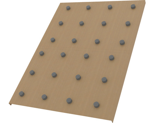 Luftspaltsskiva TECCA Airgap extend C1200 med 50 mm distans Isoleringsskiva med isoleringspluggar