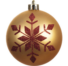 Julgranskula med snöflingamotiv